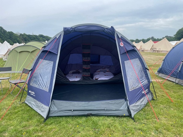 2-4 Person Family Standard Tent Option - Belgian F1 Grand Prix