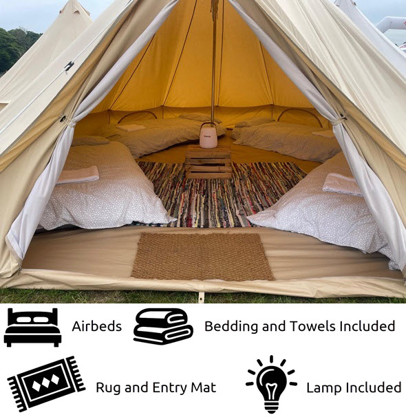 4/5 Person Glamping Tent - Belgian F1 Grand Prix