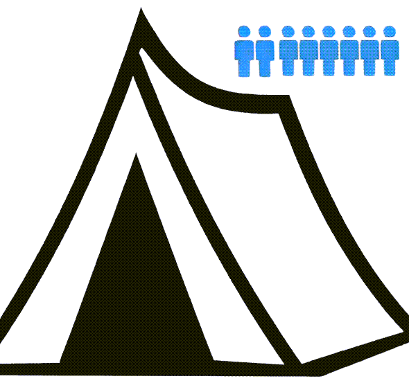 Camping Tent Pitch (up to 8 Persons) - Belgian F1 Grand Prix